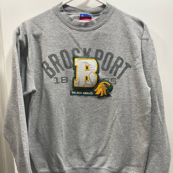 Champion Other - Champion SUNY Brockport grey sweatshirt (crew neck)